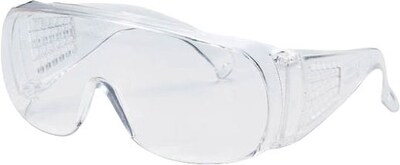 Jackson V10 UNISPEC* II Safety Eyewear; Wrap-Around; Clear Frame Clear Tint