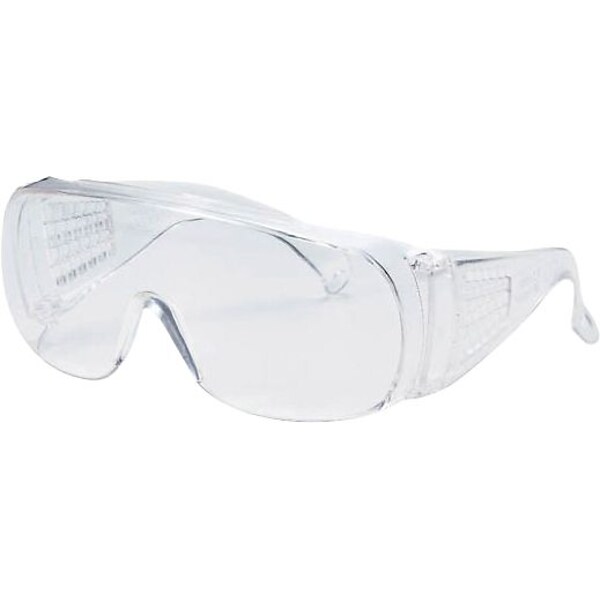 Jackson V10 UNISPEC* II Safety Eyewear; Wrap-Around; Clear Frame Clear Tint
