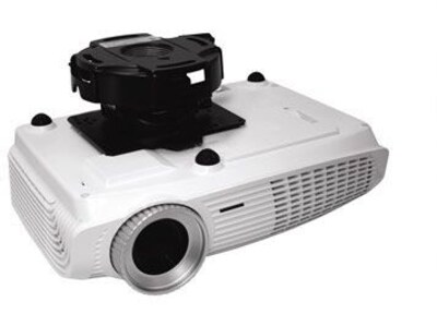 Optoma Projector Ceiling Mount; Black, 50 lb, Low Profile, Universal