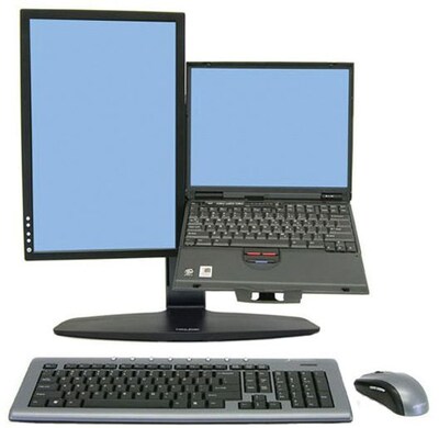 Neo-Flex® LCD and Laptop Combo Lift Stand; Black, 12 - 28 lb