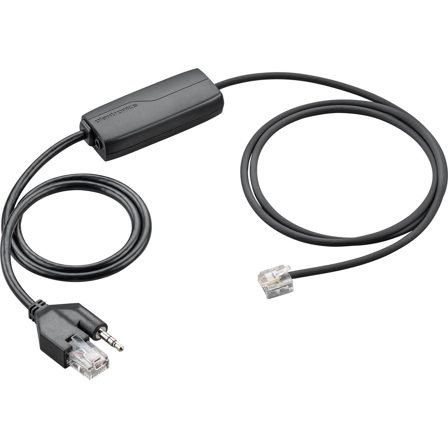 Plantronics APS-11 Electronic Hook Switch Cable, Black (85Q78AA)