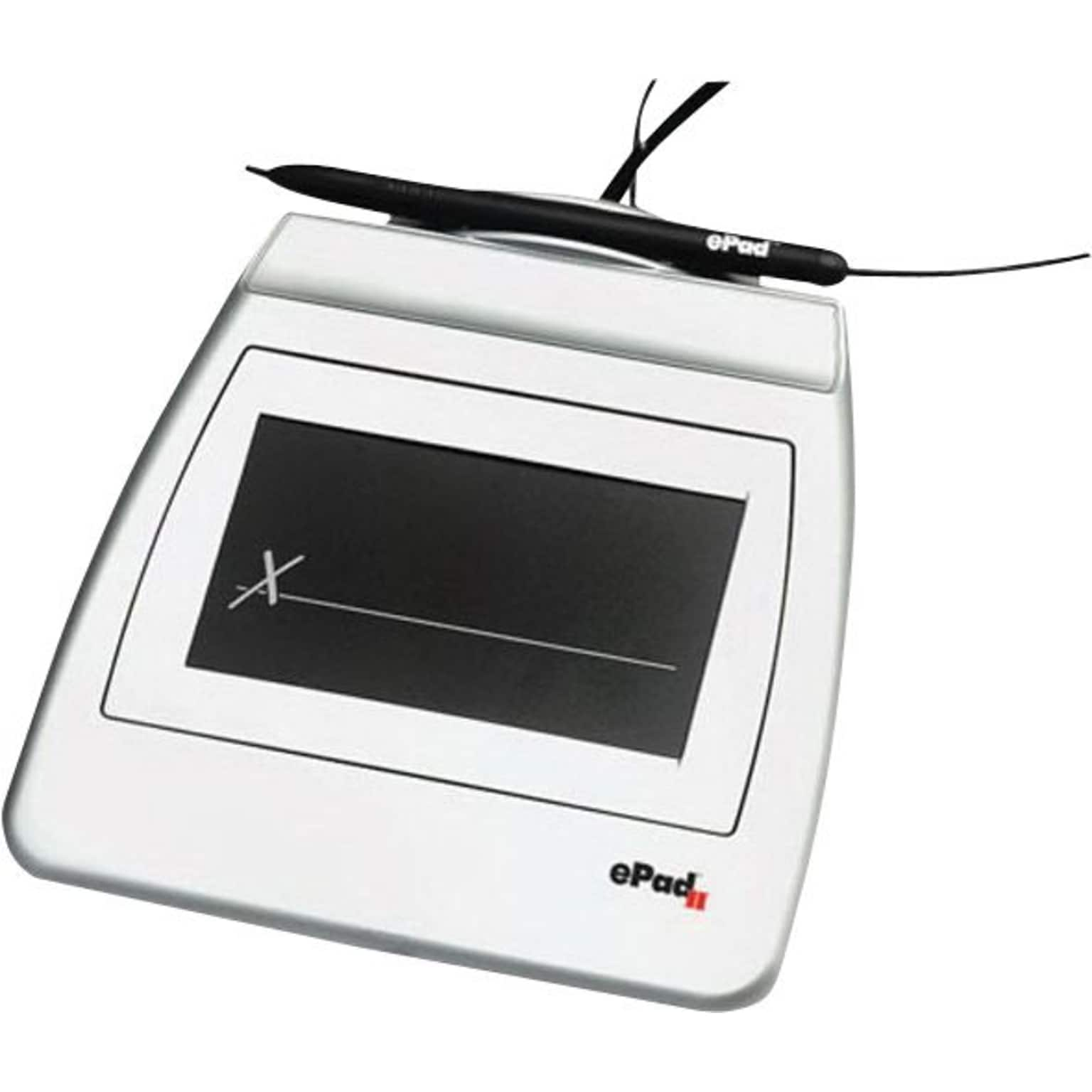 Distinow™ Link Signature Capture ePad; 3.5 X 2.09, Serial/USB 2.0, Semiconductor FSR Signature Pad