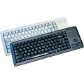 CHERRY® Compact Ultraslim Keyboard; Black, 83 Keys, PS/2 G84-4400