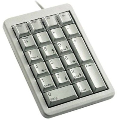 CHERRY® Keypad; 21 Keys, Light Gray, G84-4700USB