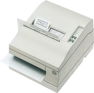EPSON®TM-U950 Printer; Impact, receipt, journal & slip printing, 5.3 Lines Per Second, Cool White