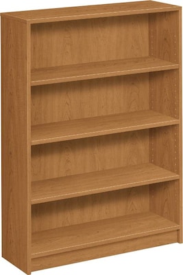 HON® 48-3/4H Harvest Square-Edge 4-Shelf Bookcase