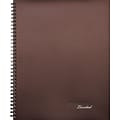 Cambridge® Poly Notebook, 80 Sheets, Brown (07092)