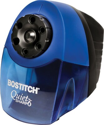 Bostitch QuietSharp 6 Classroom Electric Pencil Sharpener, Blue (EPS10HC)