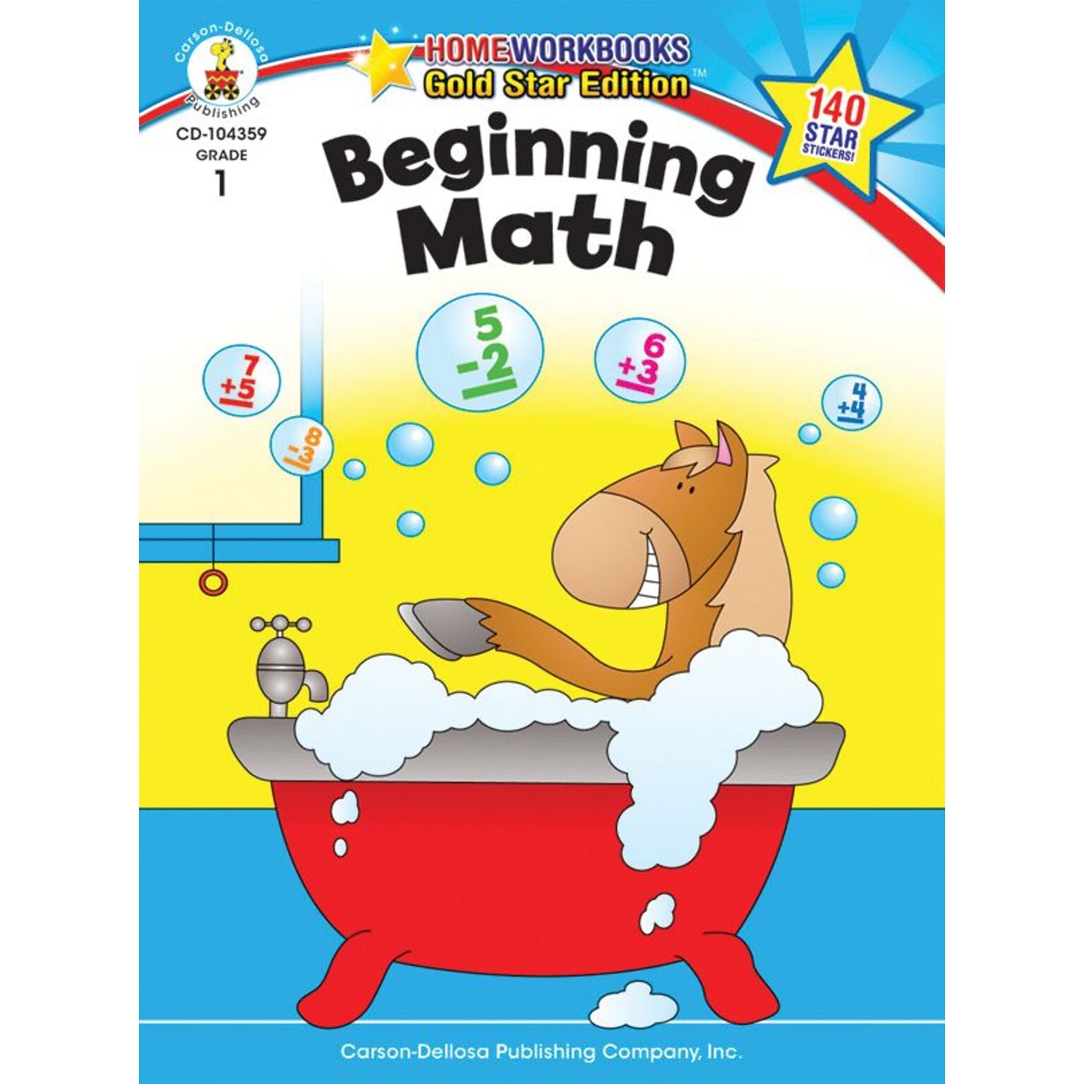 Carson-Dellosa Beginning Math Resource Book, Grade 1