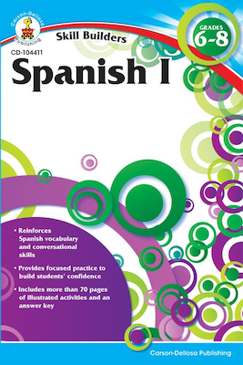 Carson-Dellosa Spanish I Resource Book, Grades 6 - 8