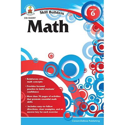 Carson-Dellosa Math Resource Book, Grade 6