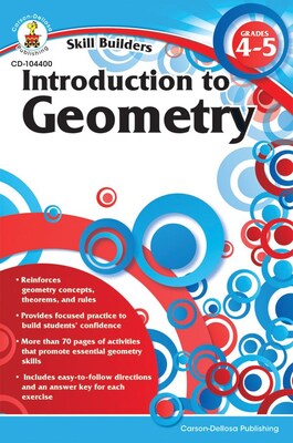 Carson-Dellosa Introduction to Geometry Resource Book