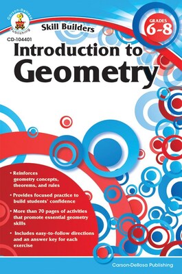 Carson-Dellosa Geometry Resource Book, Grades 6 - 8