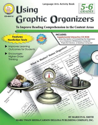 Mark Twain Using Graphic Organizers Resource Book, Grades 5 - 6