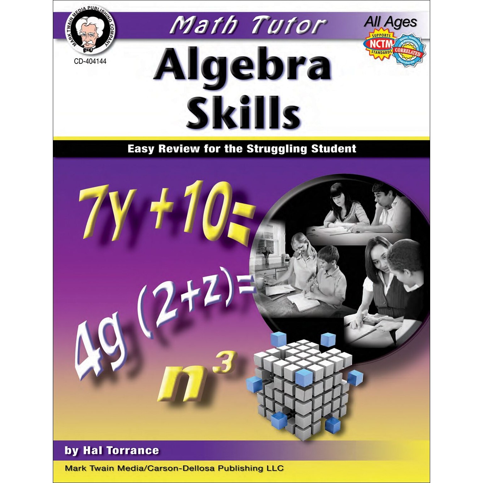 Mark Twain Math Tutor: Algebra Resource Book