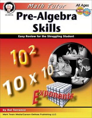 Mark Twain Math Tutor: Pre-Algebra Resource Book