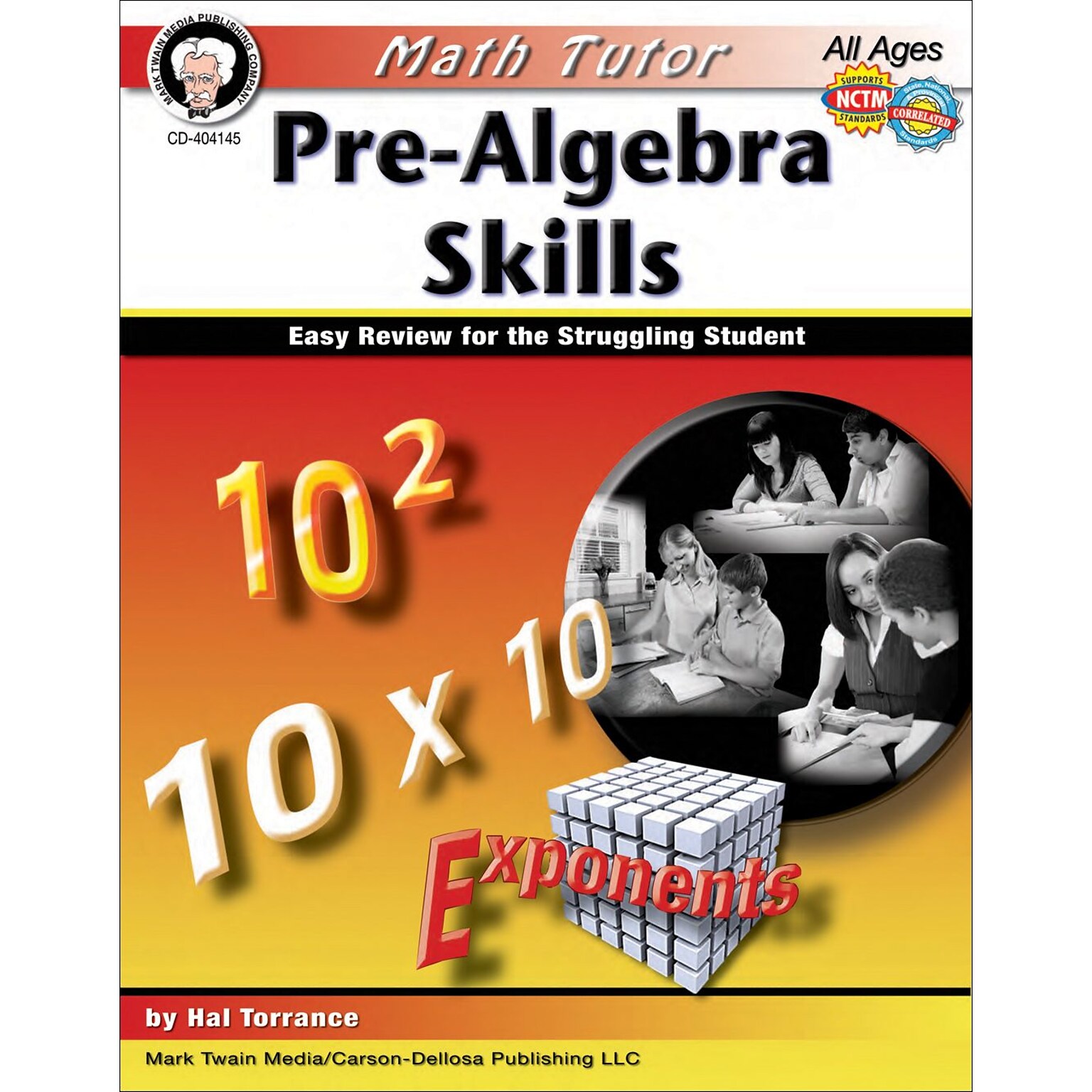 Mark Twain Math Tutor: Pre-Algebra Resource Book