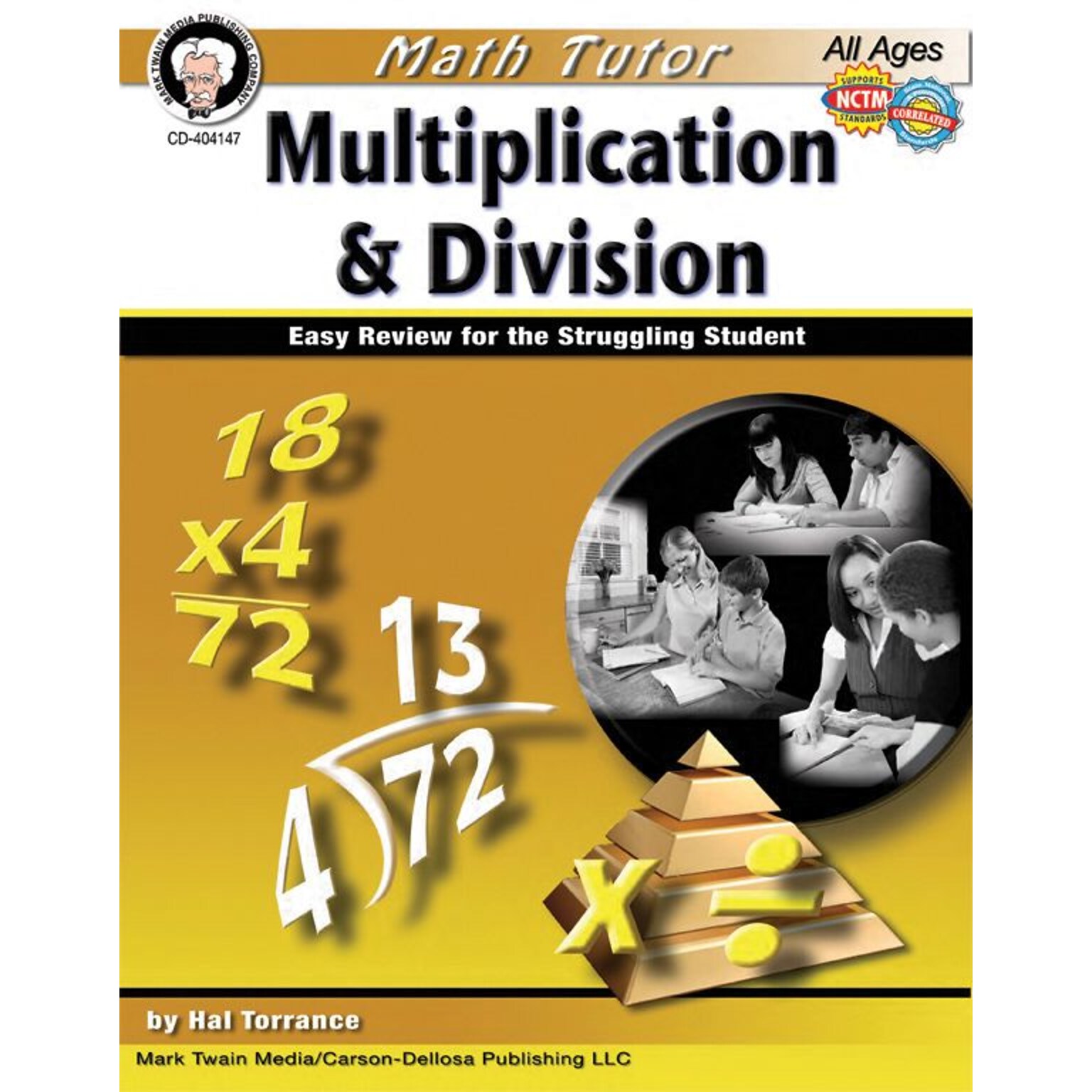 Mark Twain Math Tutor: Multiplication and Division Resource Book