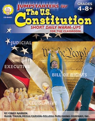 Mark Twain Jumpstarters For The U.S. Constitution Resource Book