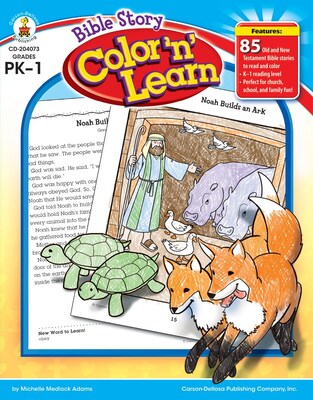 Carson-Dellosa Bible Story Color n Learn! Resource Book