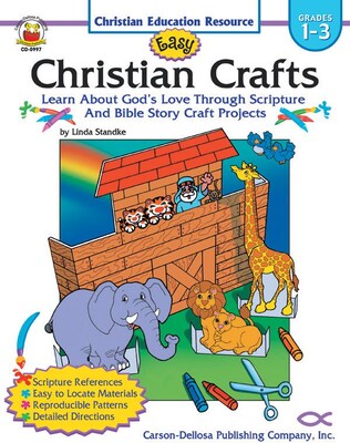 Carson-Dellosa Easy Christian Crafts Resource Book, Grades 1 - 3