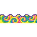 Carson-Dellosa 36 x 2.25 Scalloped, Timeless Tie-Dye Borders 13 Strips (108087)