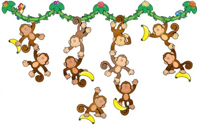 Carson-Dellosa Monkey Bulletin Board Set
