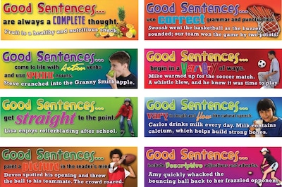 Mark Twain Good Sentences Bulletin Board Set