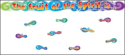 Carson-Dellosa The Fruit of the Spirit Bulletin Board Set