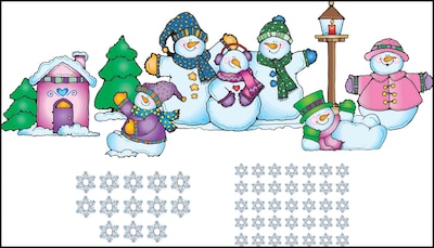 D.J. Inkers Snow Pals Bulletin Board Set