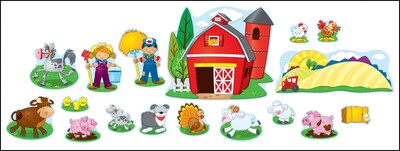 Carson-Dellosa Farm Bulletin Board Set