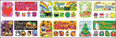 Carson-Dellosa Holidays Bulletin Board Set