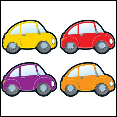 Carson-Dellosa Cars Cut-Outs