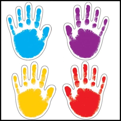 Carson-Dellosa Handprints Cut-Outs, 42/Pack (120081)