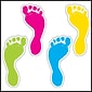 Carson-Dellosa Footprints Cut-Outs