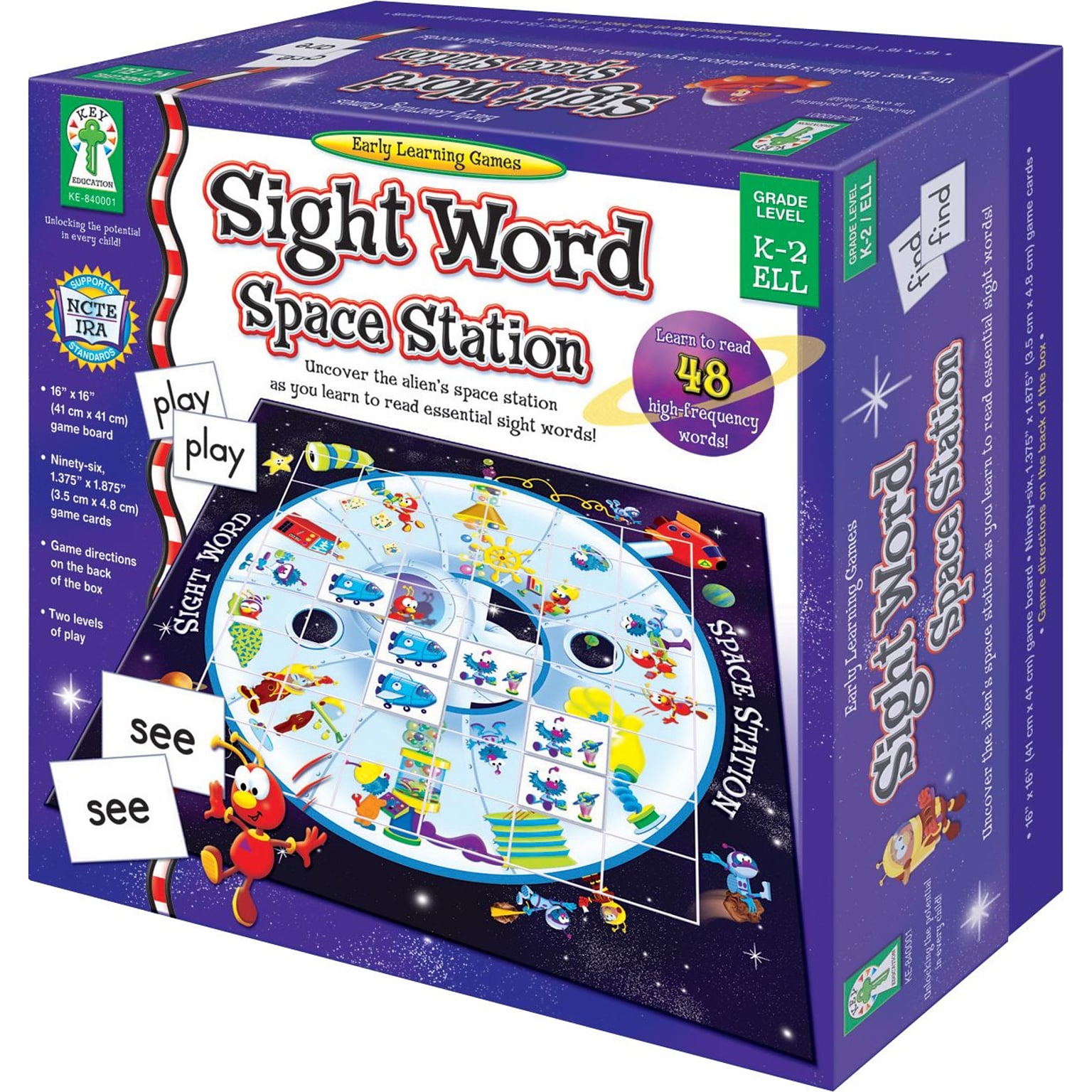 Assorted Publishers Sight Word Space Station Board Game (840001)
