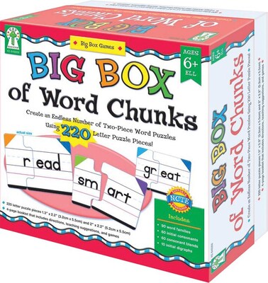 Key Education Big Box of Word Chunks Manipulative