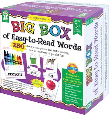 Key Education Big Box of Easy-to-Read Words Board Game