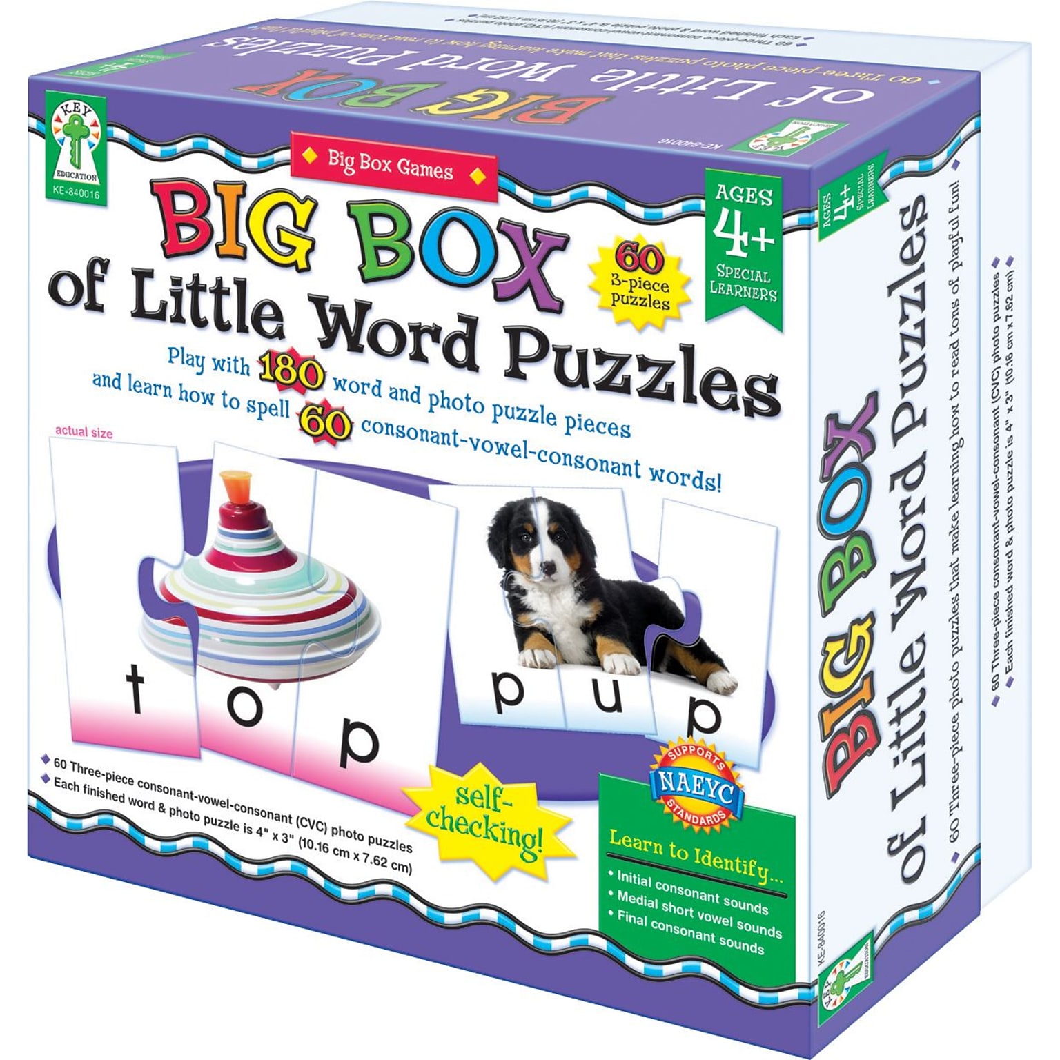 Key Education Big Box of Little Word Puzzles Game