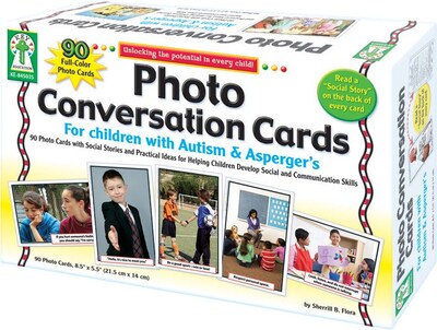 Key Education Photo Conversation Cards for Children with Autism and Aspergers Board Game