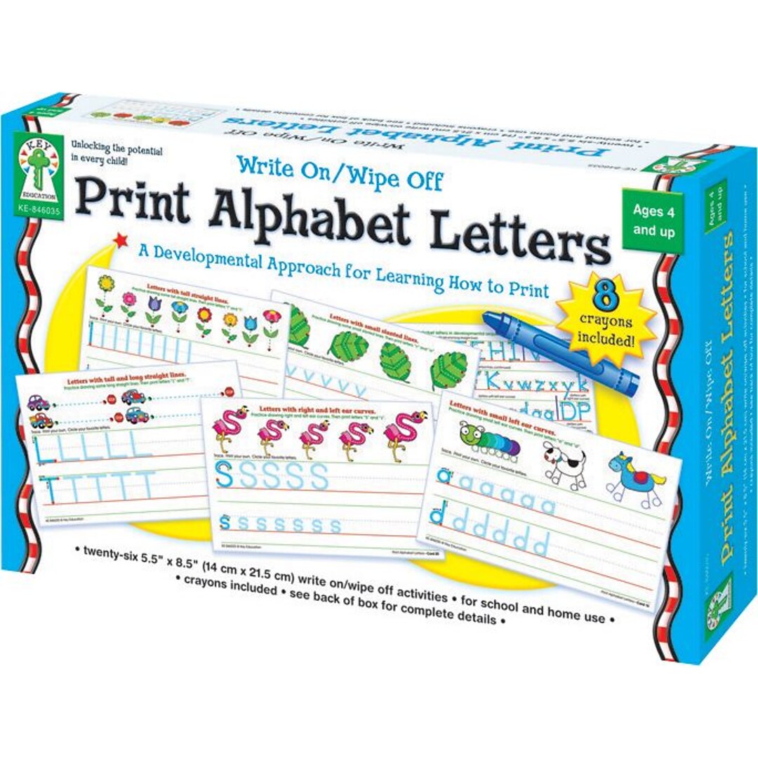 Theme/subject Learning Carson-dellosa Print Alphabet Letters Manipulative 