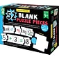 Key Education Write-On/Wipe-Off: 52 Blank Puzzle Pieces Manipulative