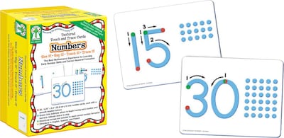 Key Education Textured Touch and Trace: Numbers Manipulative