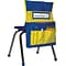 Carson-Dellosa Chairback Buddy™ Pocket, Blue with Yellow Pockets, All Grades