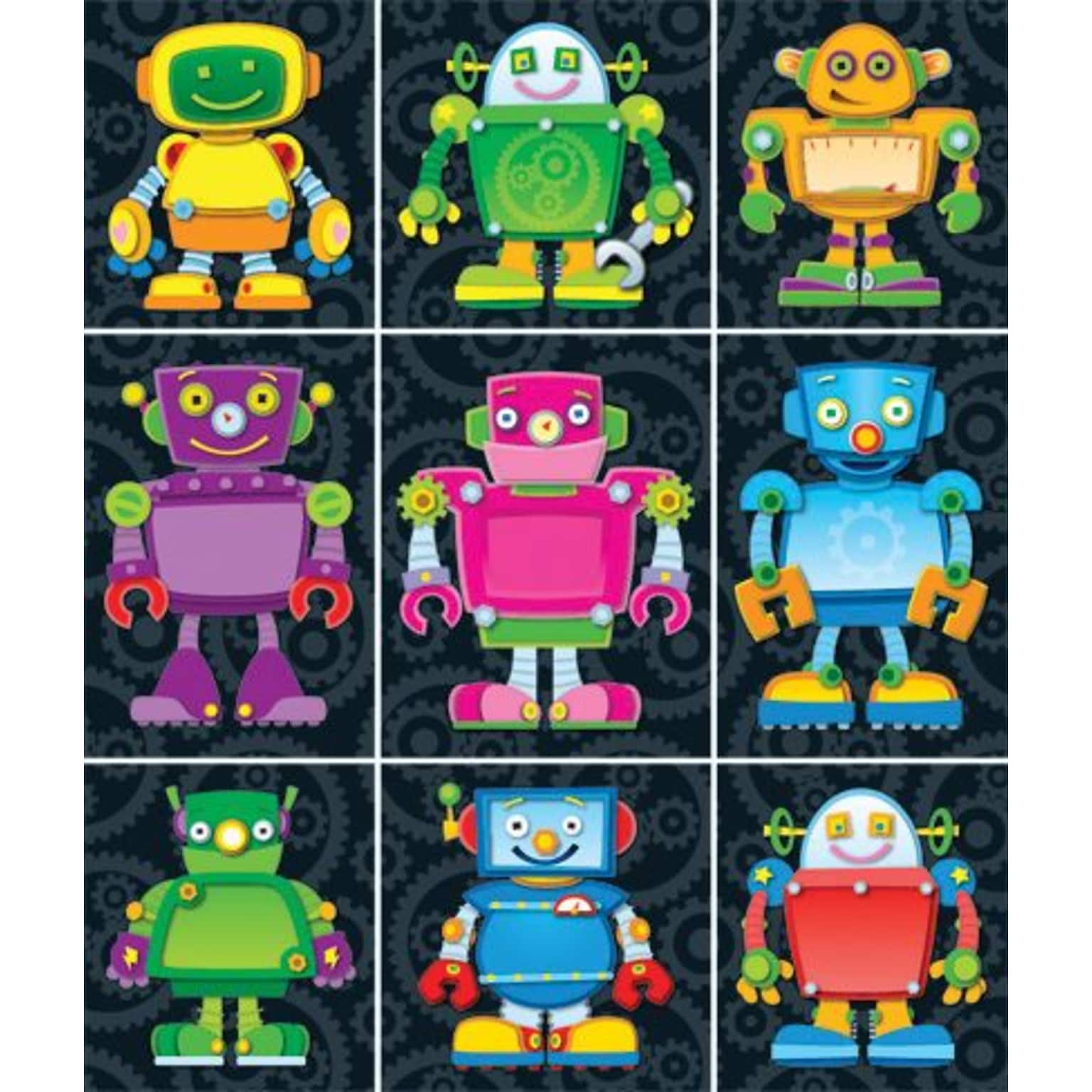Carson-Dellosa Robots Prize Pack Stickers