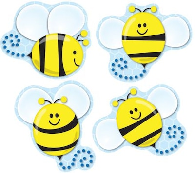 Carson-Dellosa Bees Shape Stickers