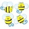 Carson-Dellosa Bees Shape Stickers