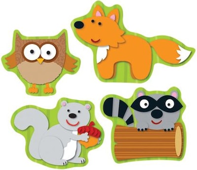 Carson-Dellosa Woodland Animals Shape Stickers