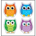 Carson-Dellosa Colorful Owls Shape Stickers