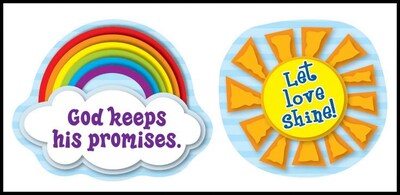 Carson-Dellosa Let Love Shine Shape Stickers